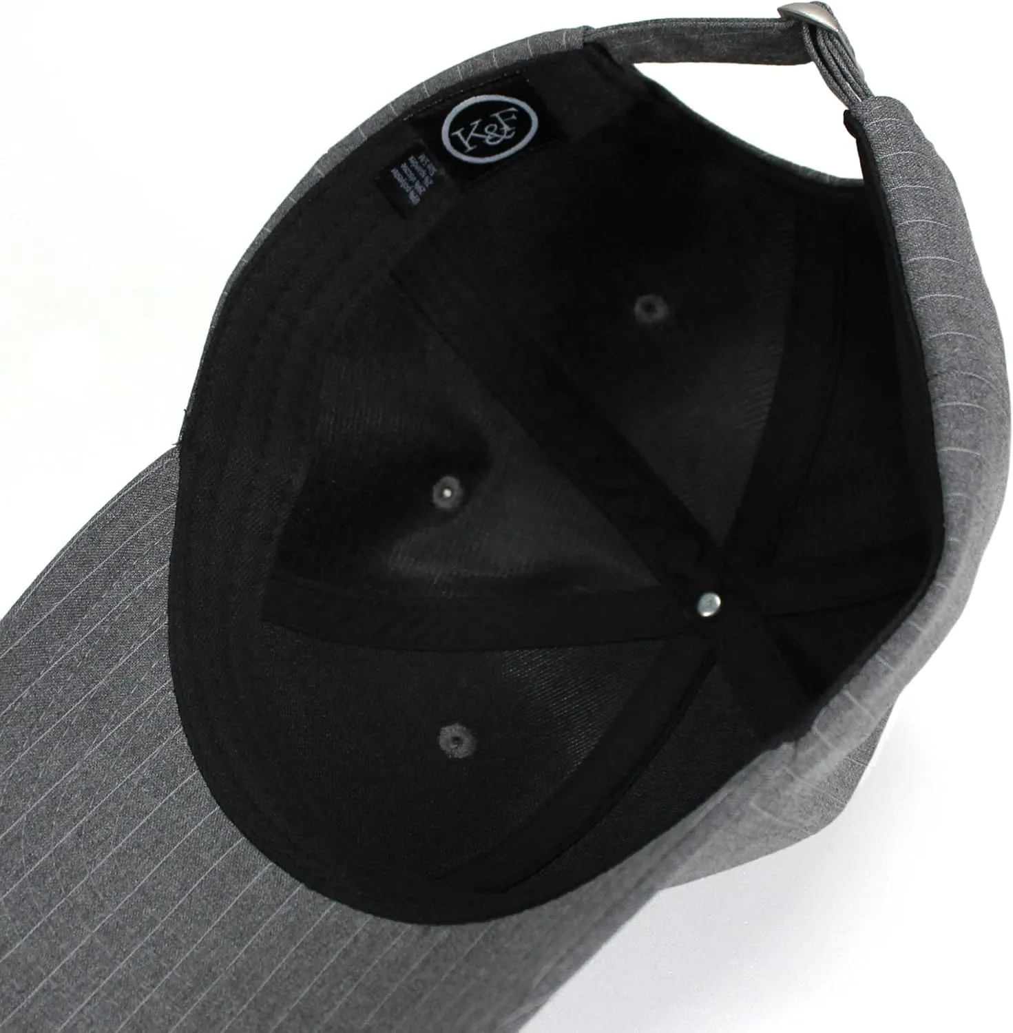 Fashion Baseball Hats for Men by King & Fifth | The Senna Baseball Cap with Low Profile & Menswear Fabric   Baseball Caps