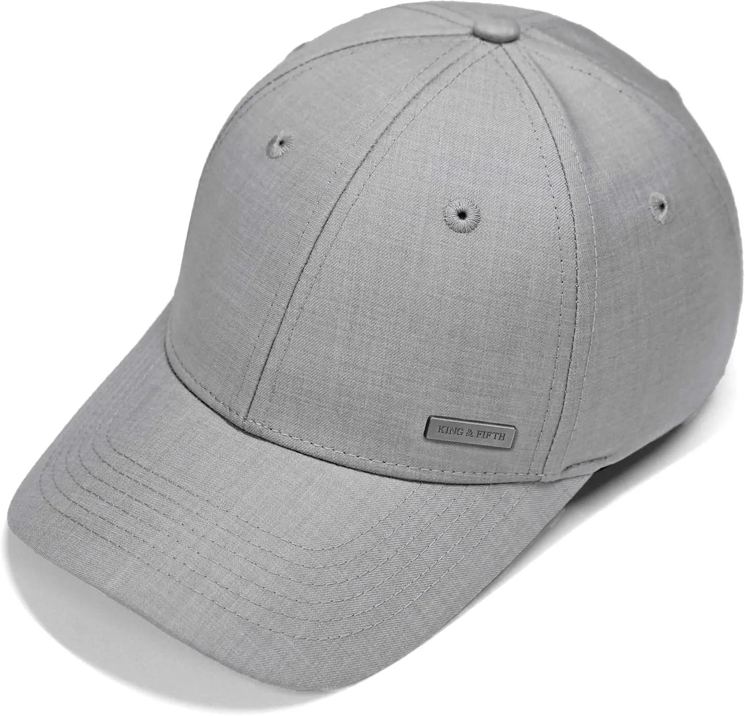 Fashion Baseball Hats for Men by King & Fifth | The Senna Baseball Cap with Low Profile & Menswear Fabric   Baseball Caps