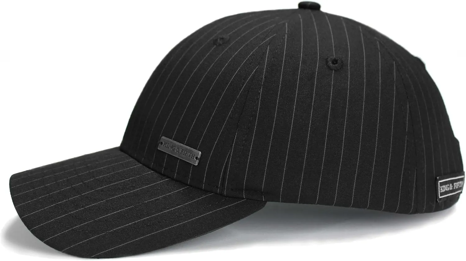 Fashion Baseball Hats for Men by King & Fifth | The Senna Baseball Cap with Low Profile & Menswear Fabric   Baseball Caps