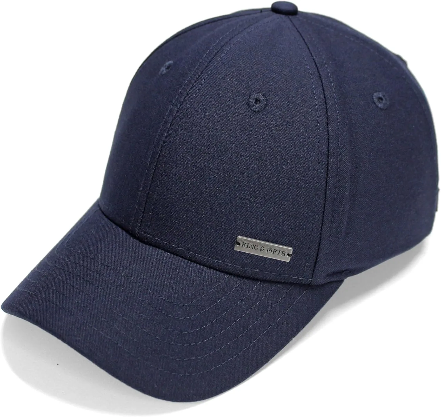 Fashion Baseball Hats for Men by King & Fifth | The Senna Baseball Cap with Low Profile & Menswear Fabric   Baseball Caps