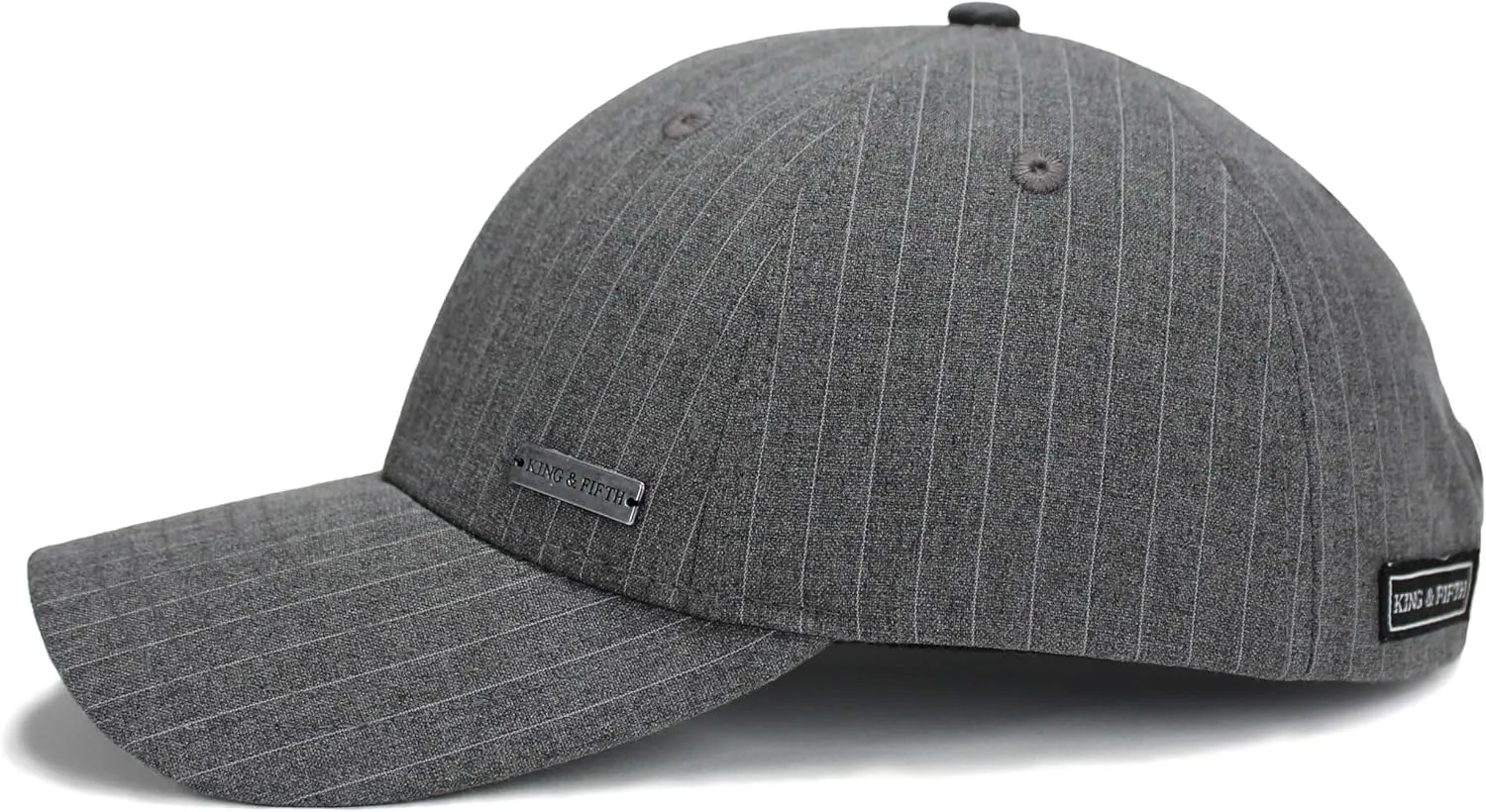 Fashion Baseball Hats for Men by King & Fifth | The Senna Baseball Cap with Low Profile & Menswear Fabric   Baseball Caps