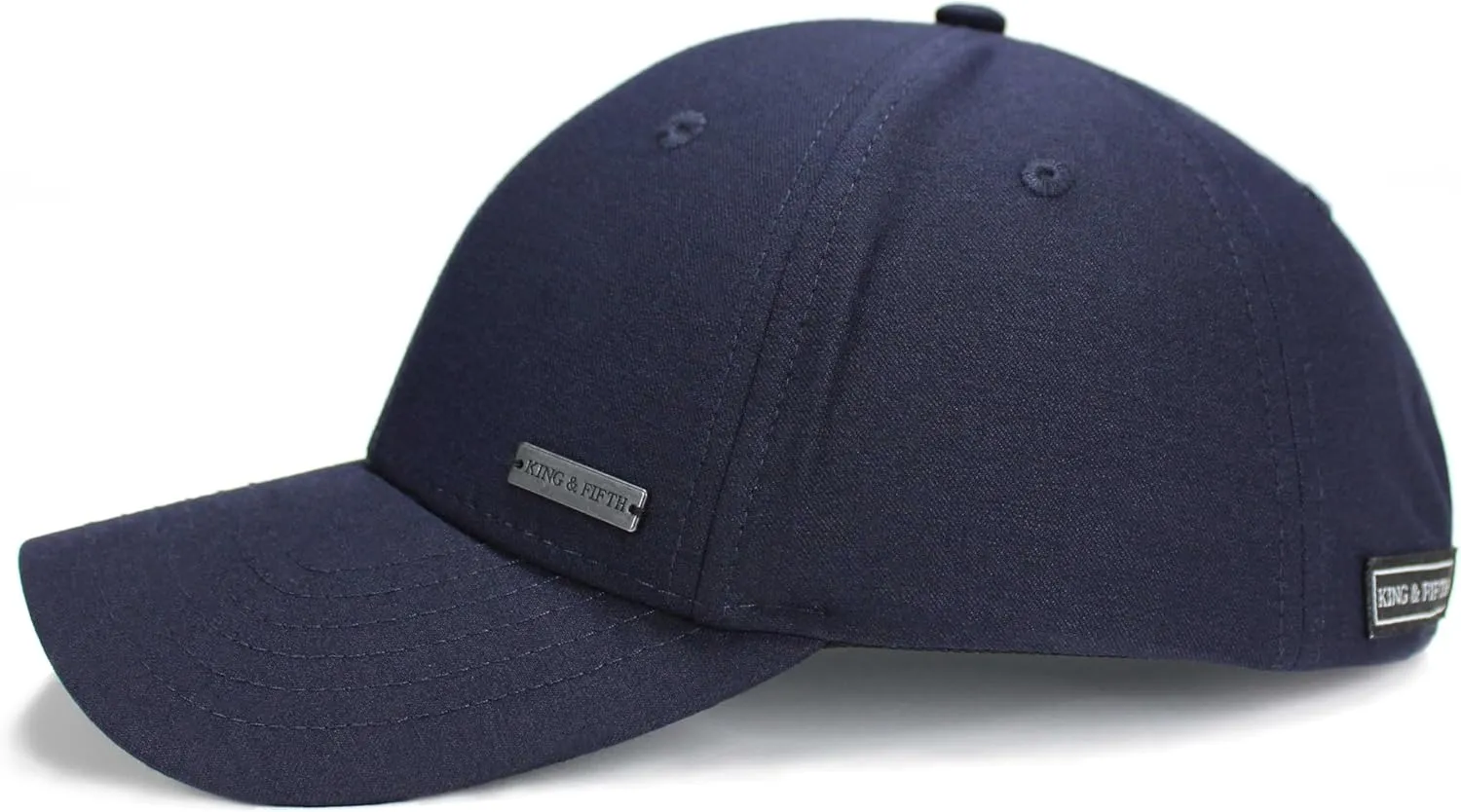Fashion Baseball Hats for Men by King & Fifth | The Senna Baseball Cap with Low Profile & Menswear Fabric   Baseball Caps