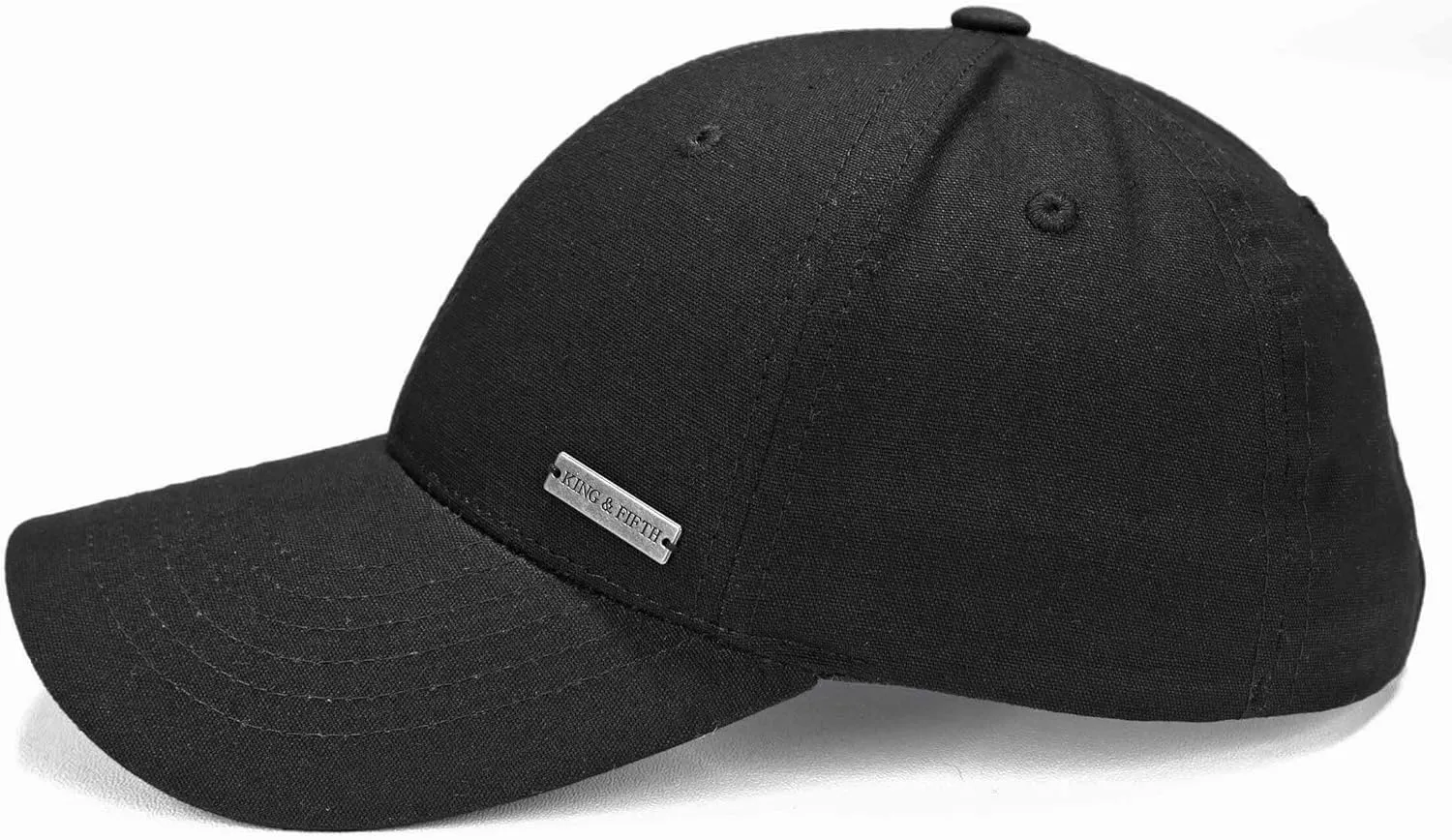 Fashion Baseball Hats for Men by King & Fifth | The Senna Baseball Cap with Low Profile & Menswear Fabric   Baseball Caps
