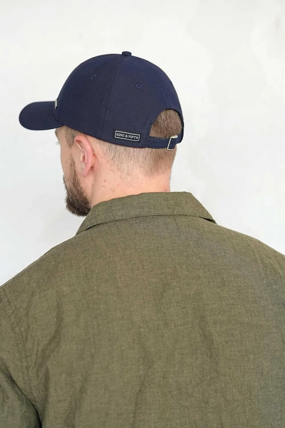Fashion Baseball Hats for Men by King & Fifth | The Senna Baseball Cap with Low Profile & Menswear Fabric   Baseball Caps