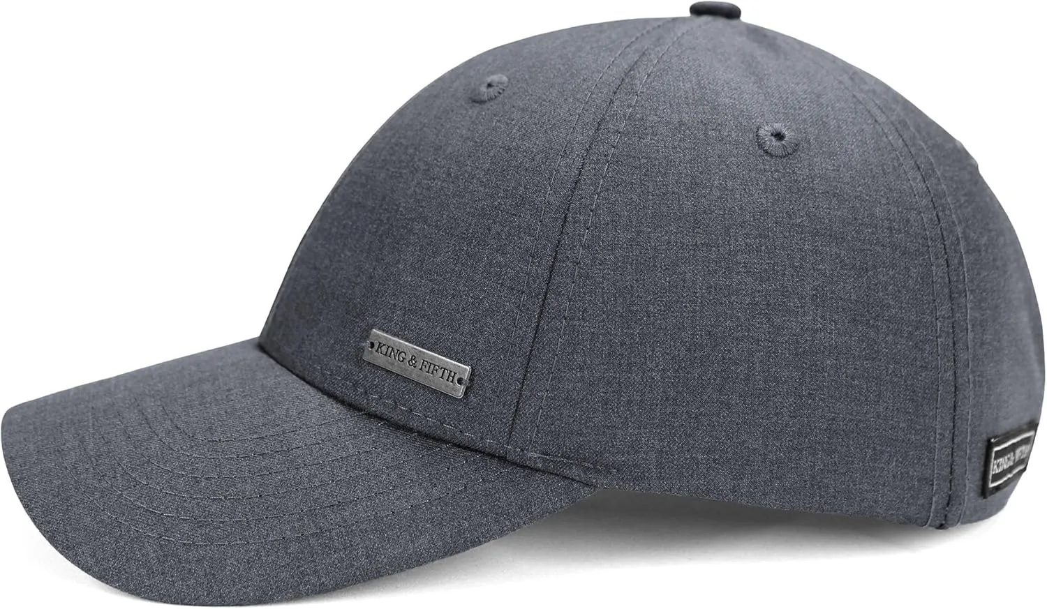 Fashion Baseball Hats for Men by King & Fifth | The Senna Baseball Cap with Low Profile & Menswear Fabric   Baseball Caps