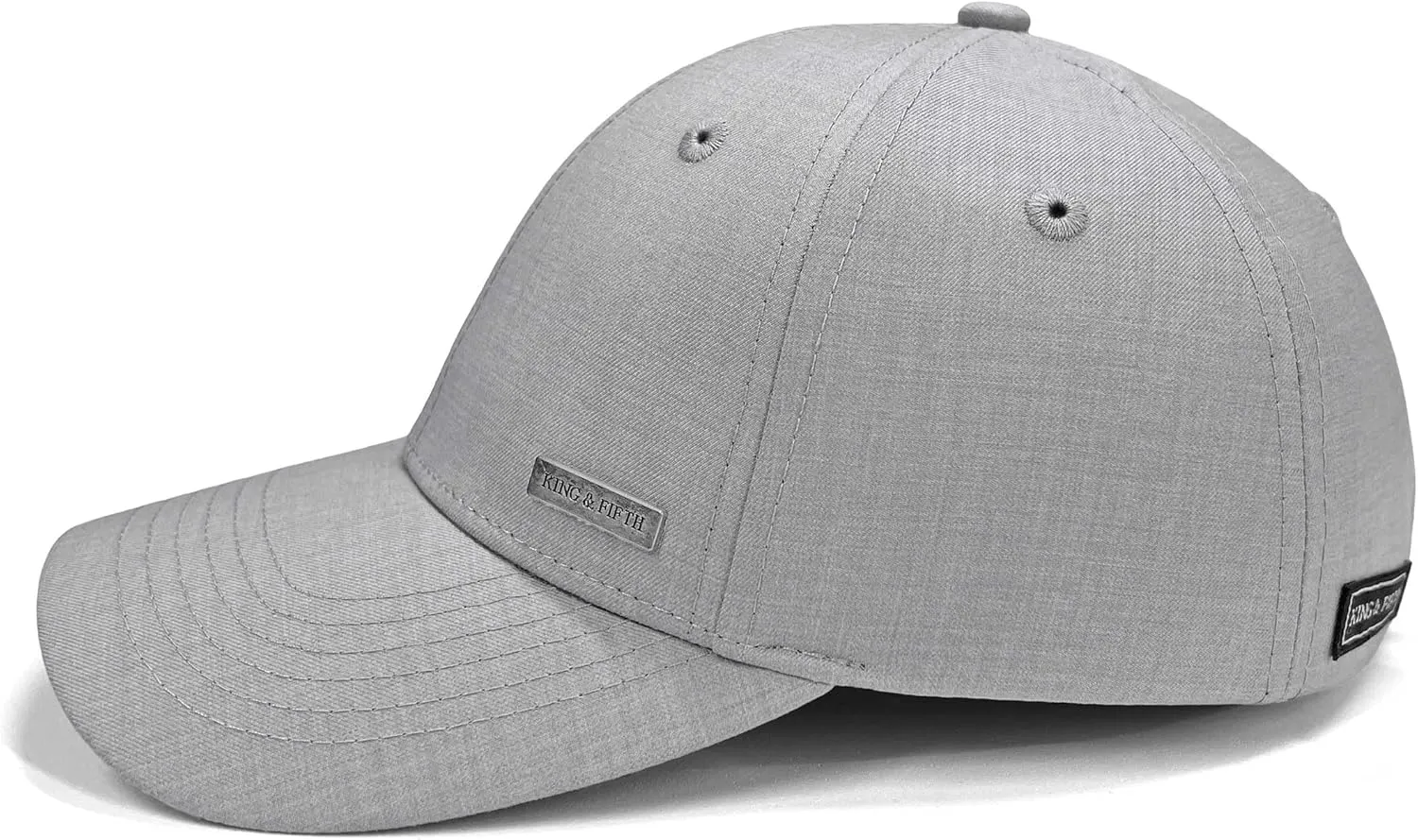 Fashion Baseball Hats for Men by King & Fifth | The Senna Baseball Cap with Low Profile & Menswear Fabric   Baseball Caps
