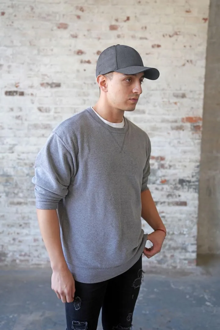 Fashion Baseball Hats for Men by King & Fifth | The Senna Baseball Cap with Low Profile & Menswear Fabric   Baseball Caps