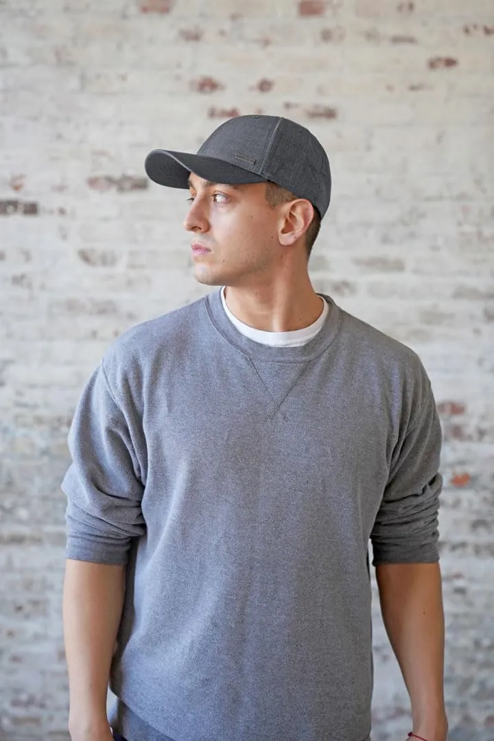 Fashion Baseball Hats for Men by King & Fifth | The Senna Baseball Cap with Low Profile & Menswear Fabric   Baseball Caps