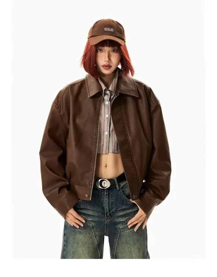 Faux Leather Biker Jacket