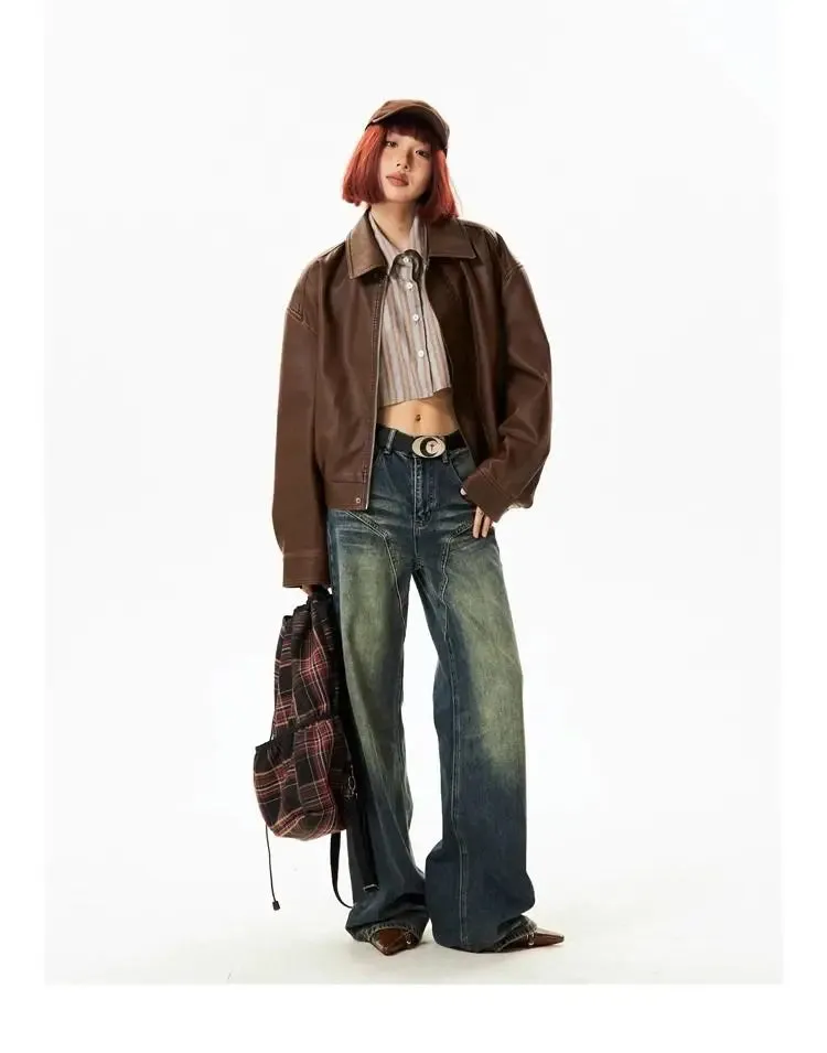 Faux Leather Biker Jacket