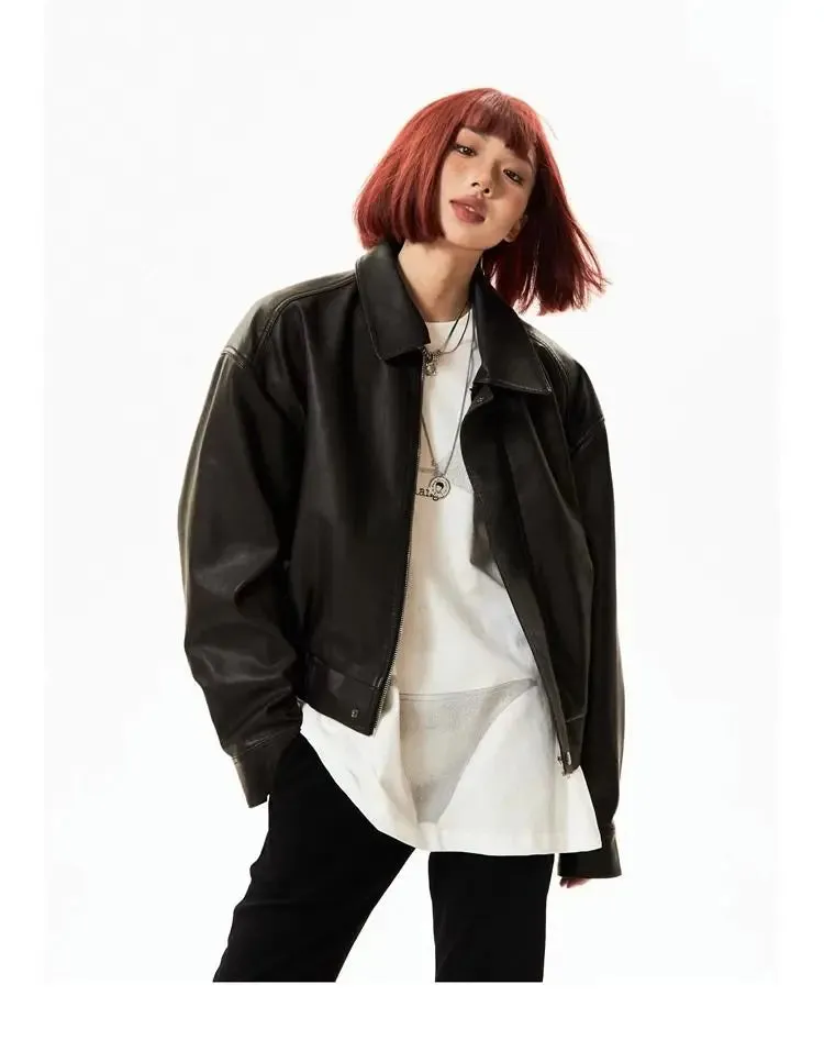 Faux Leather Biker Jacket