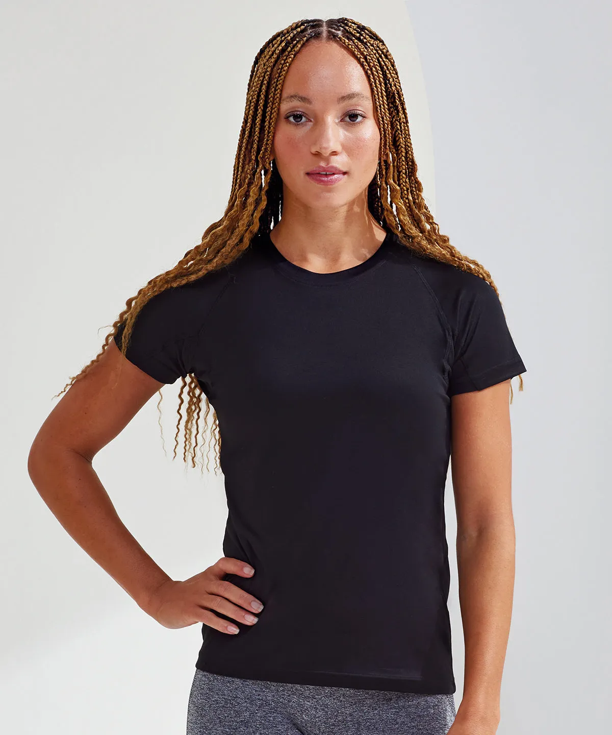 Fire Red - Women's TriDri® panelled tech tee