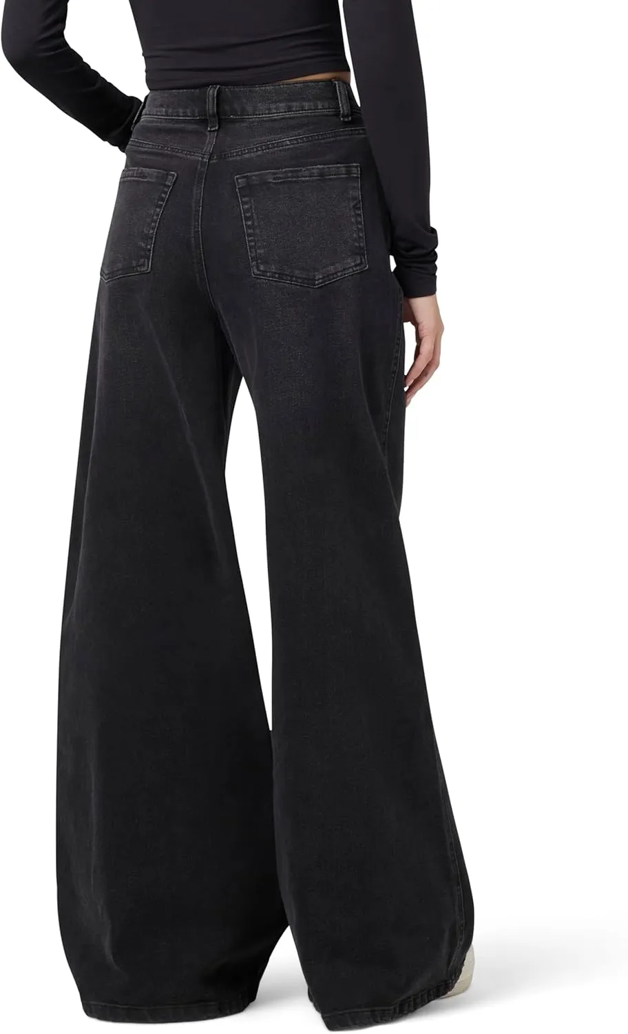 florence by mills Women's Total Softie Denim Wide Leg Jeans