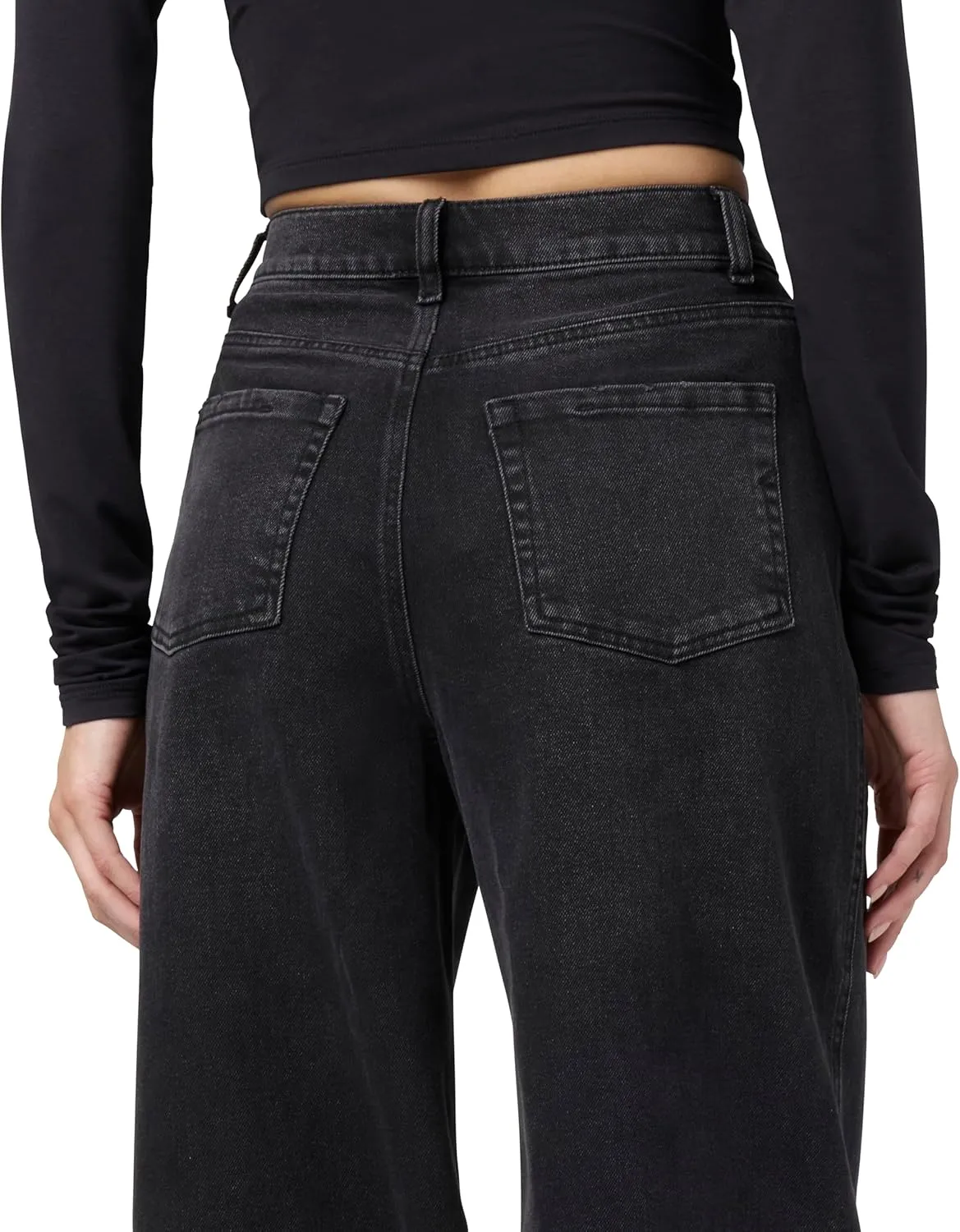 florence by mills Women's Total Softie Denim Wide Leg Jeans