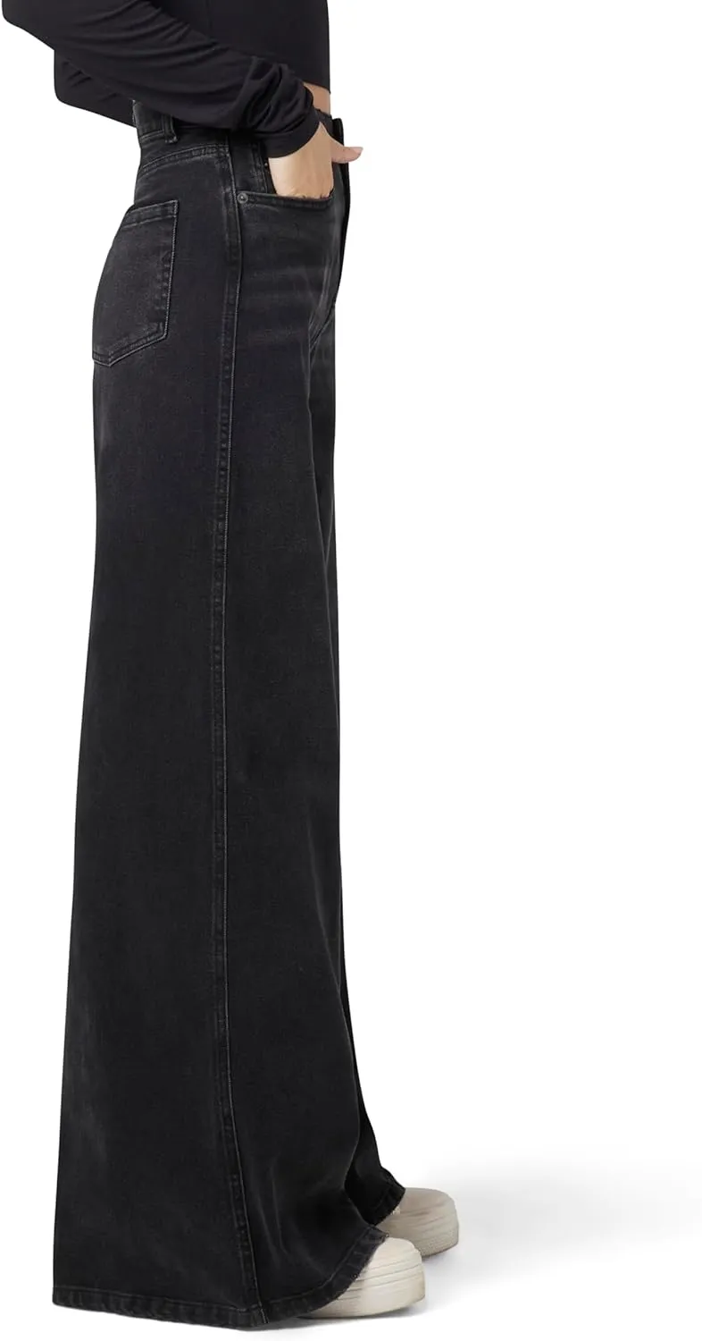 florence by mills Women's Total Softie Denim Wide Leg Jeans
