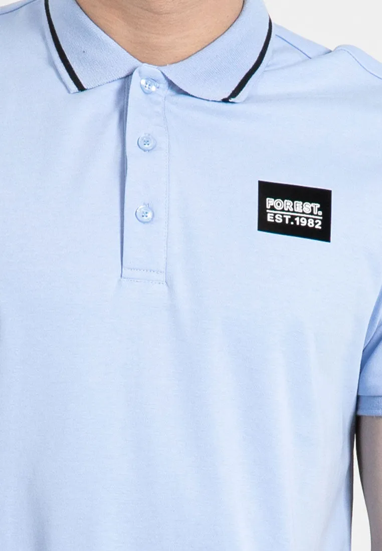 Forest Premium Weight Cotton Polo Tee 220gsm Interlock Knitted Polo T Shirt | Baju T Shirt Lelaki - 23906