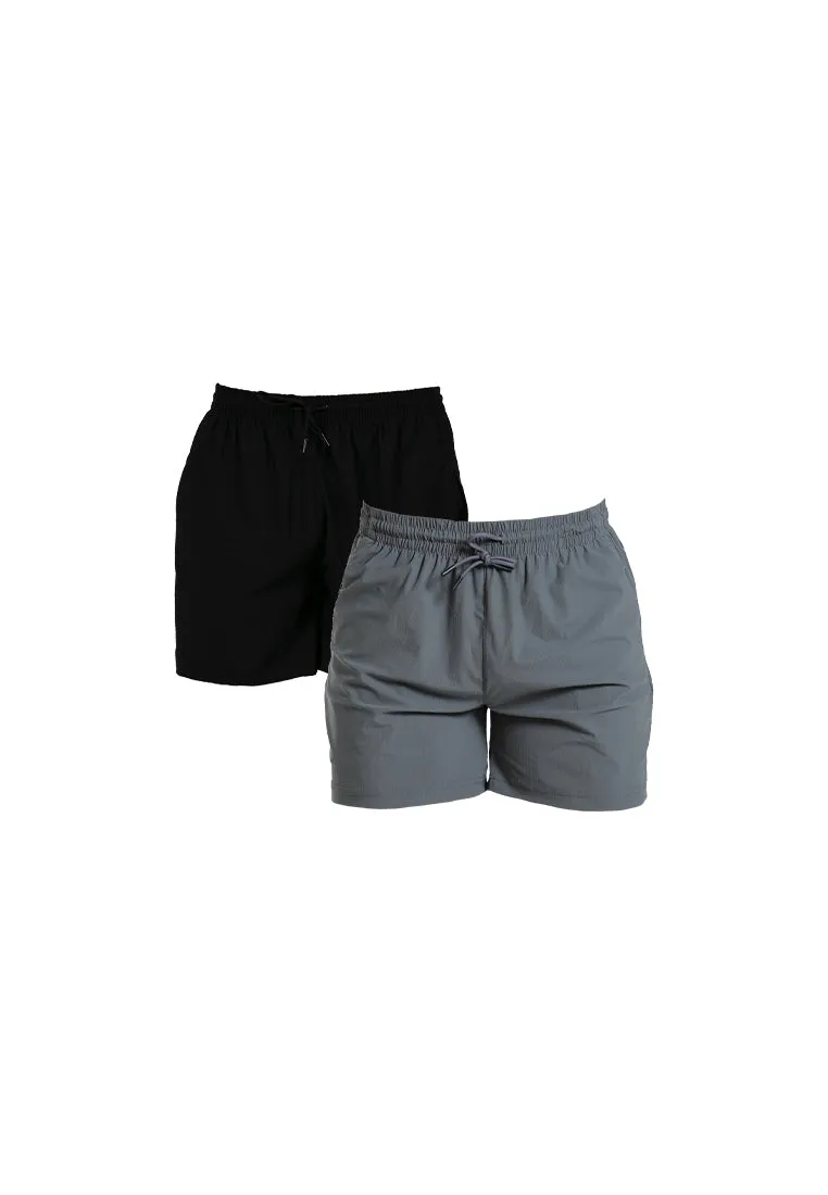 Forest Stretchable Ice Silk 15" Sport Shorts Quick Dry Short Pants Men | Seluar Pendek Lelaki - 60114