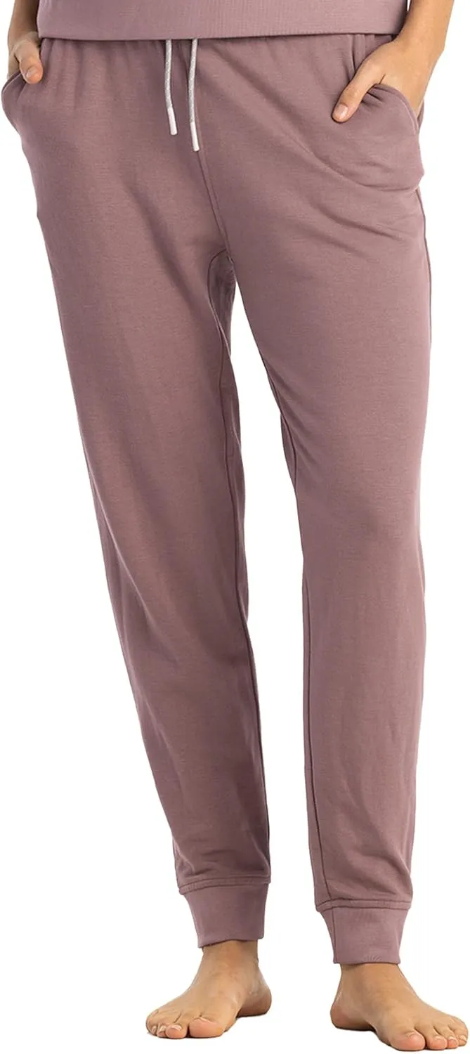 Free Fly Womens Lightweight Fleece Jogger - Ultra Soft, Fleece-Lined Jogger Pants