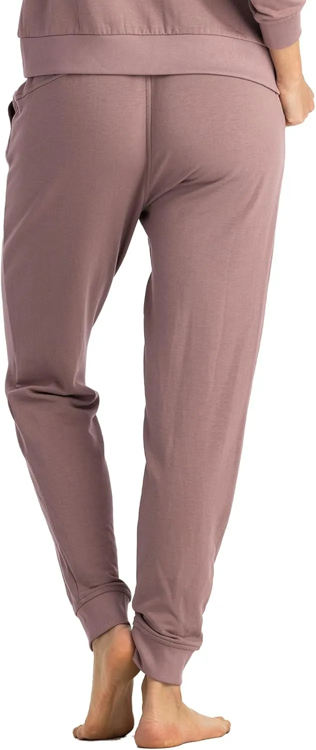 Free Fly Womens Lightweight Fleece Jogger - Ultra Soft, Fleece-Lined Jogger Pants