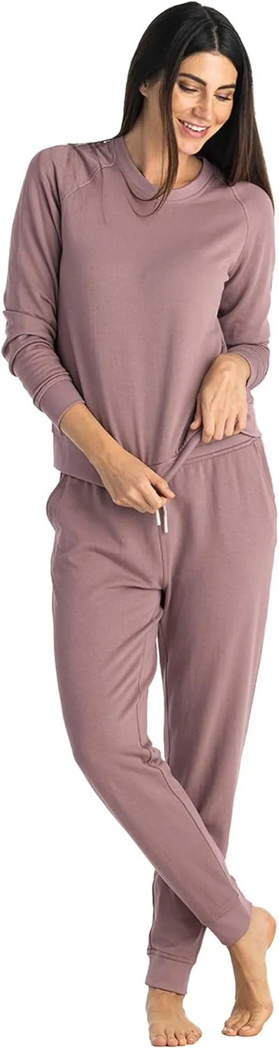 Free Fly Womens Lightweight Fleece Jogger - Ultra Soft, Fleece-Lined Jogger Pants
