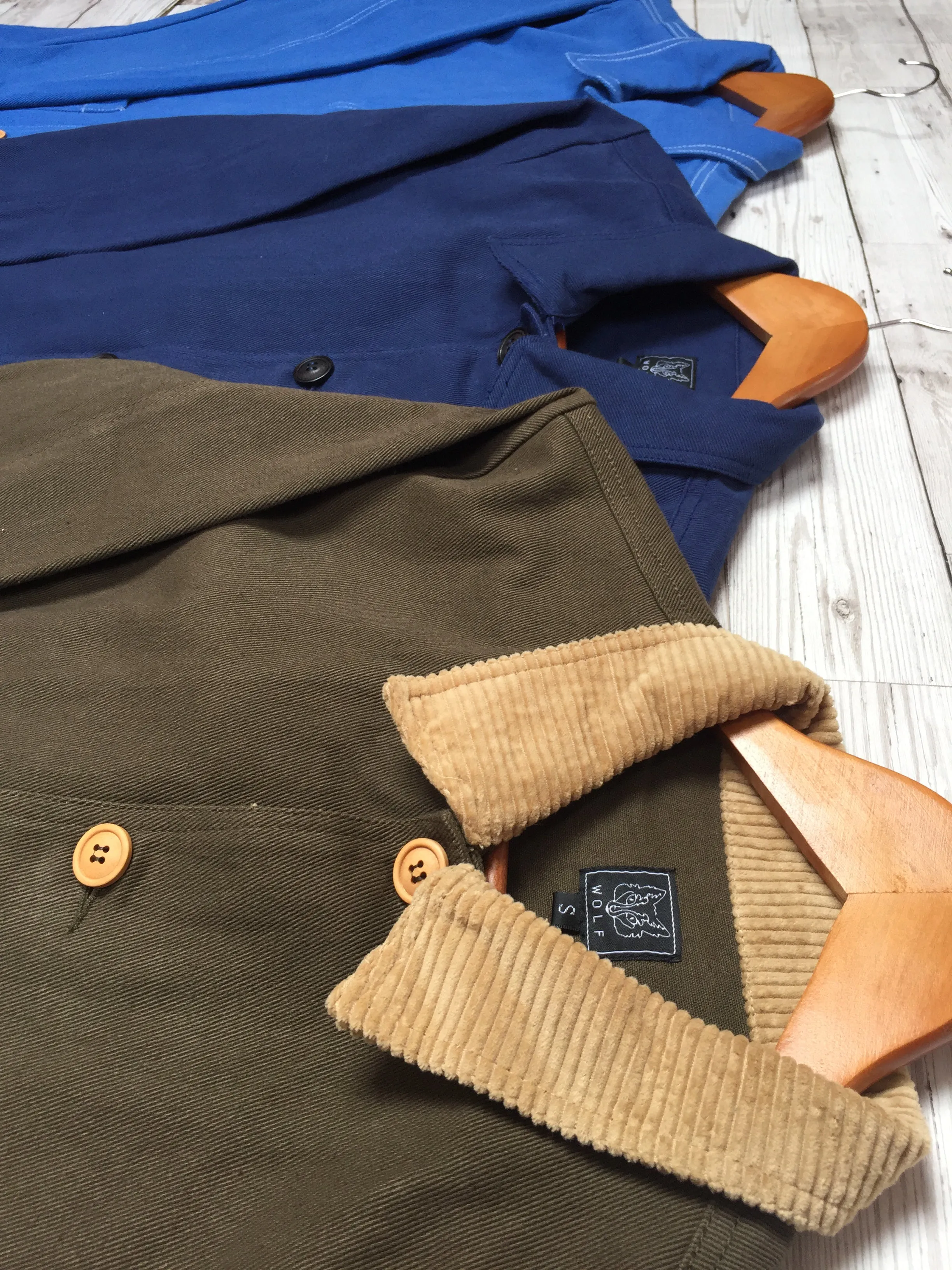 French Cotton Twill Chore Jacket Corduroy