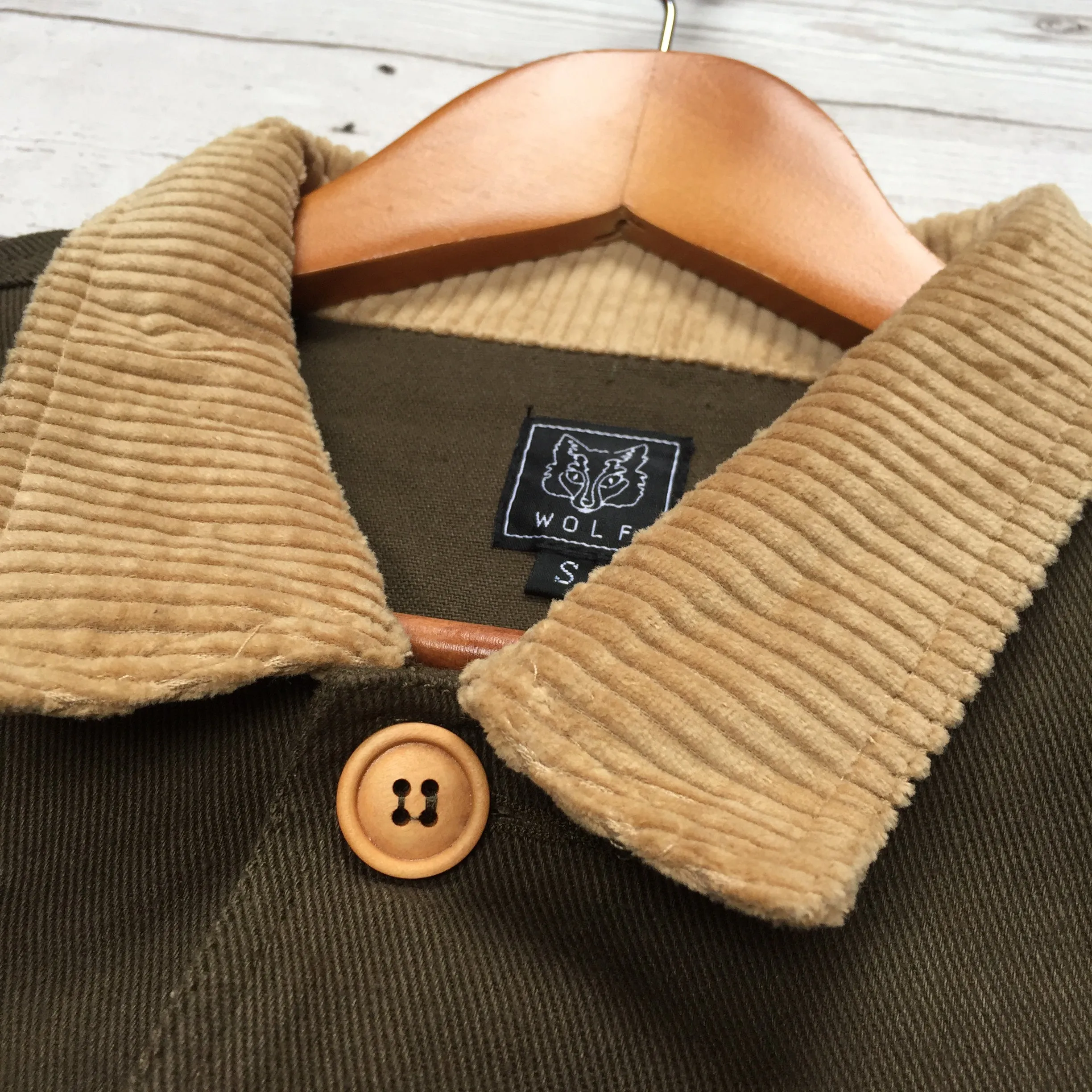 French Cotton Twill Chore Jacket Corduroy