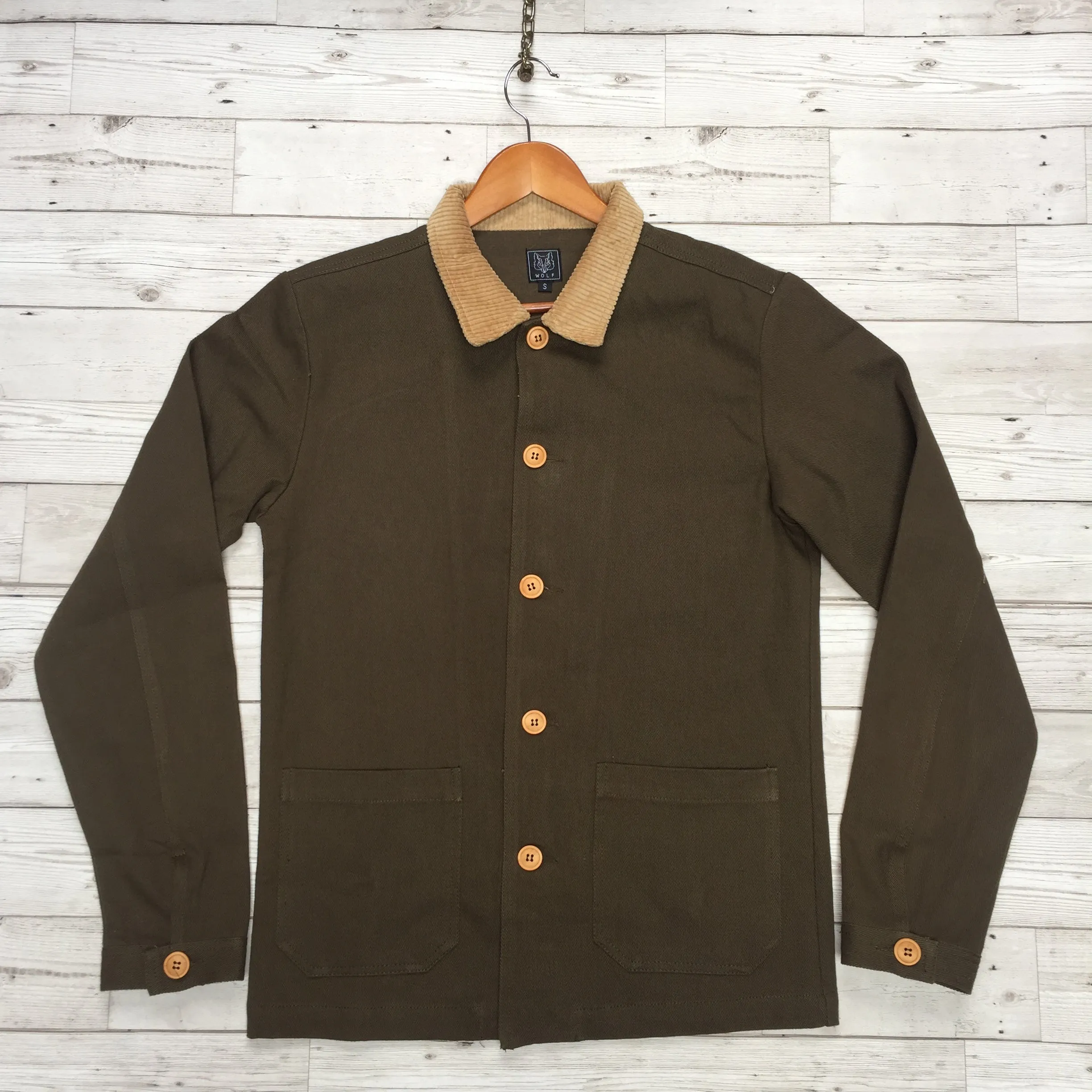 French Cotton Twill Chore Jacket Corduroy