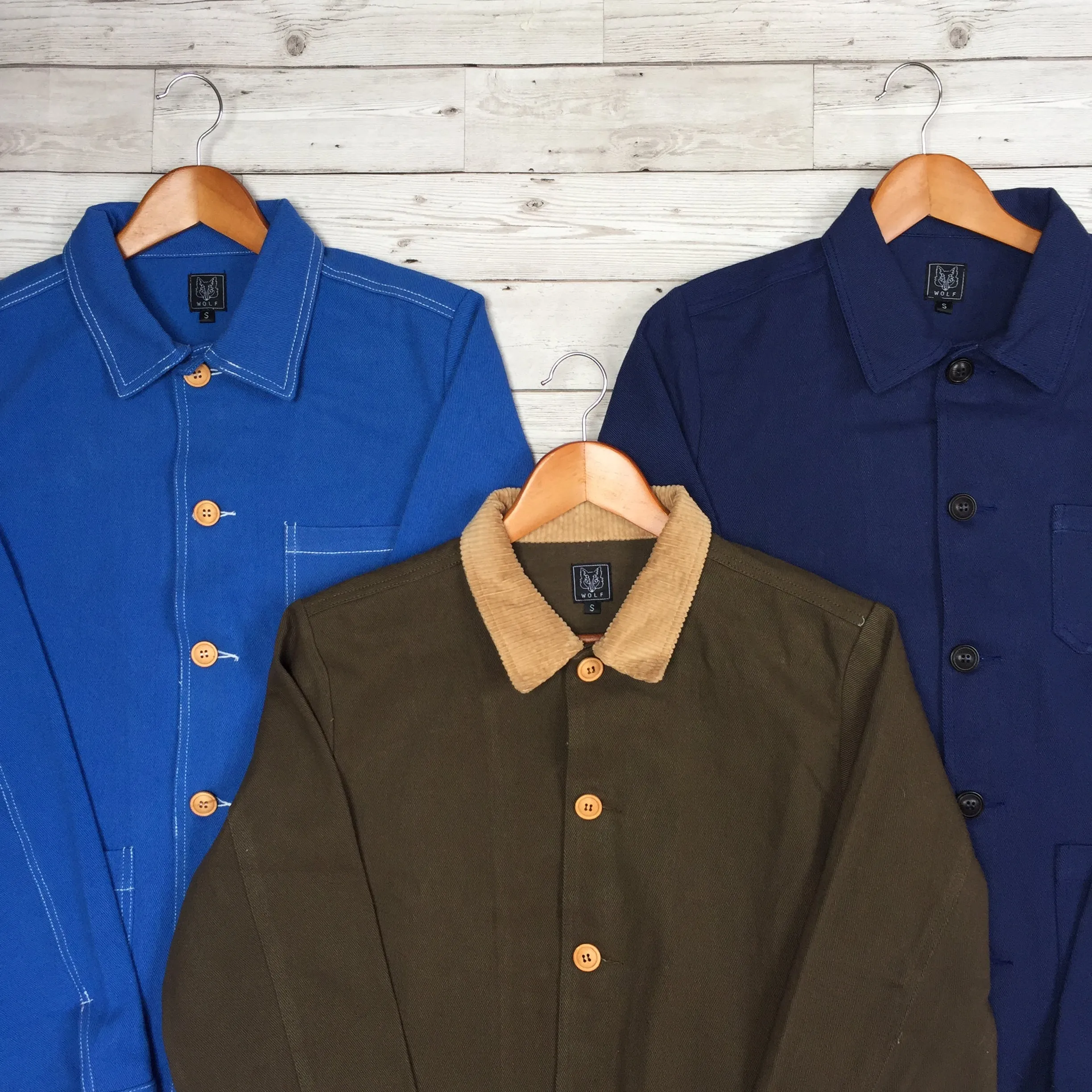French Cotton Twill Chore Jacket Corduroy