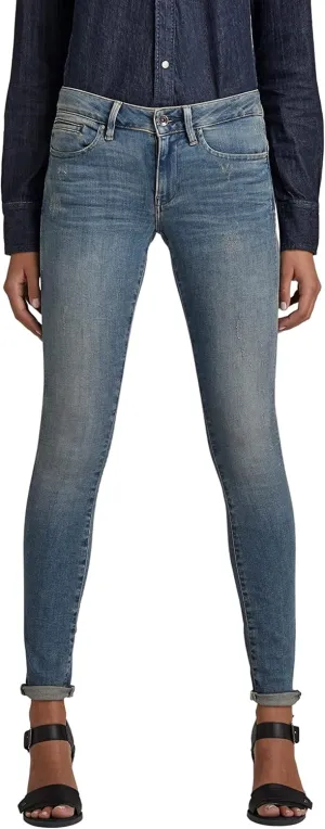 G-Star Raw Mid Zip Mid Skinny Jean Pants
