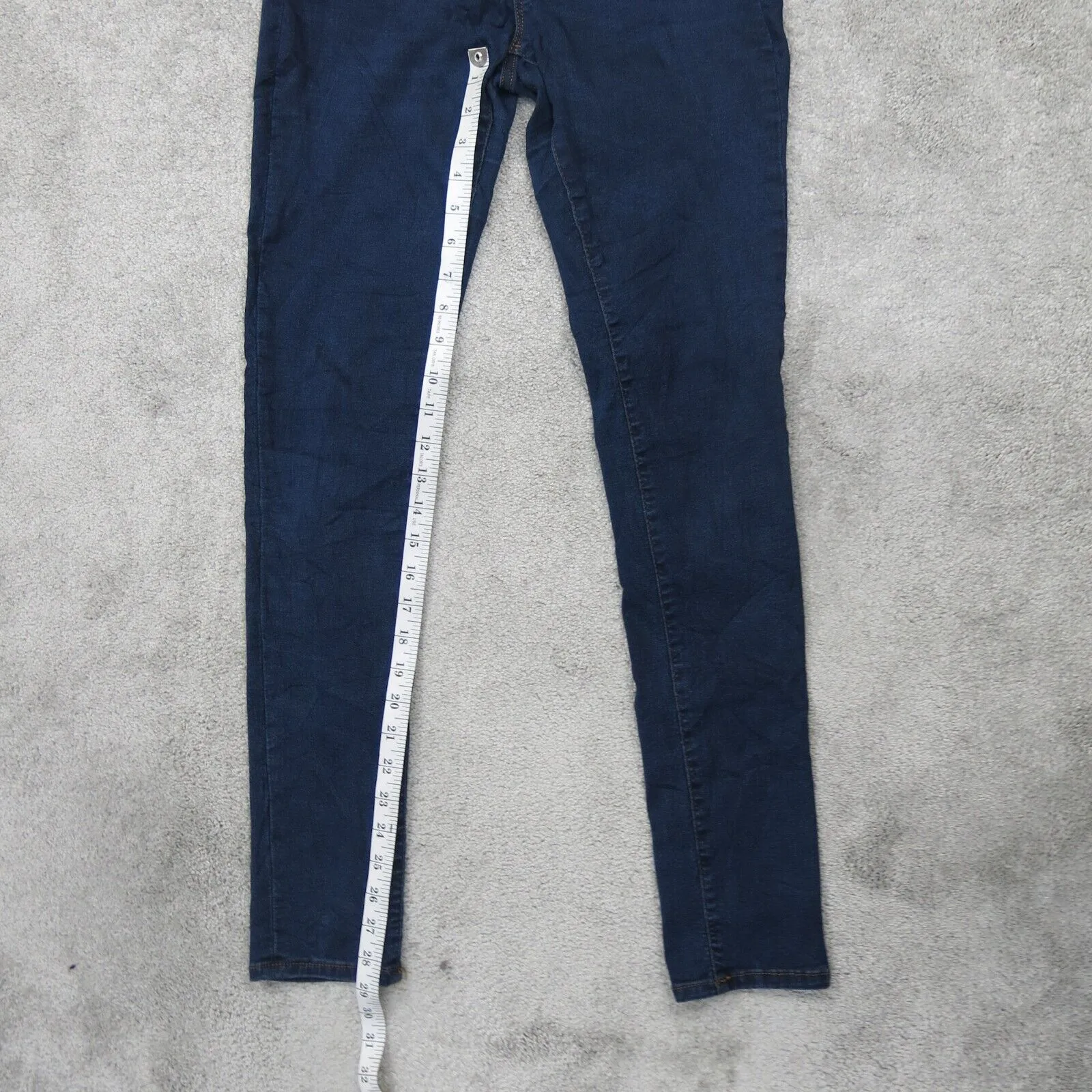 Gap 1969 Womens Legging Denim Jeans Stretch Low Rise Pockets Blue Size Medium