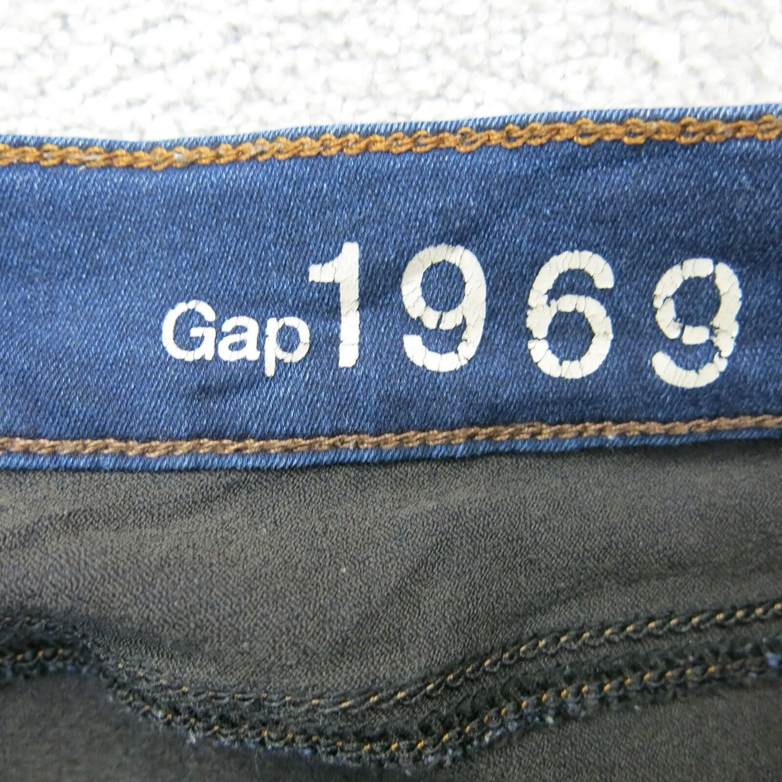 Gap 1969 Womens Legging Denim Jeans Stretch Low Rise Pockets Blue Size Medium