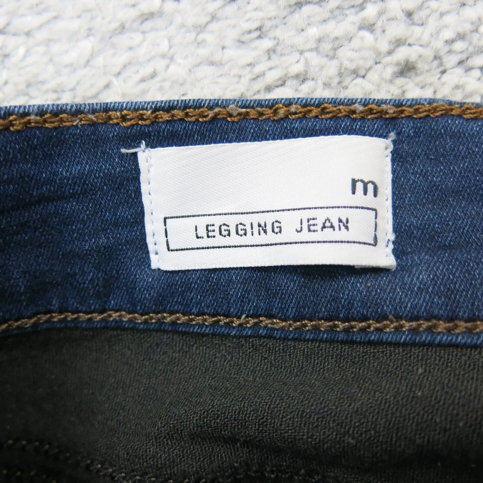 Gap 1969 Womens Legging Denim Jeans Stretch Low Rise Pockets Blue Size Medium