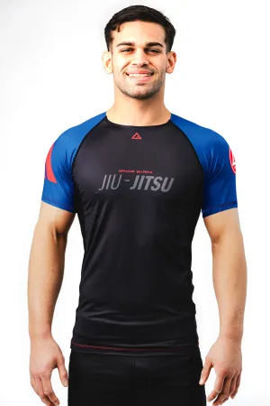 GB Performance S/S Ranked Rashguard by Adidas - Blue
