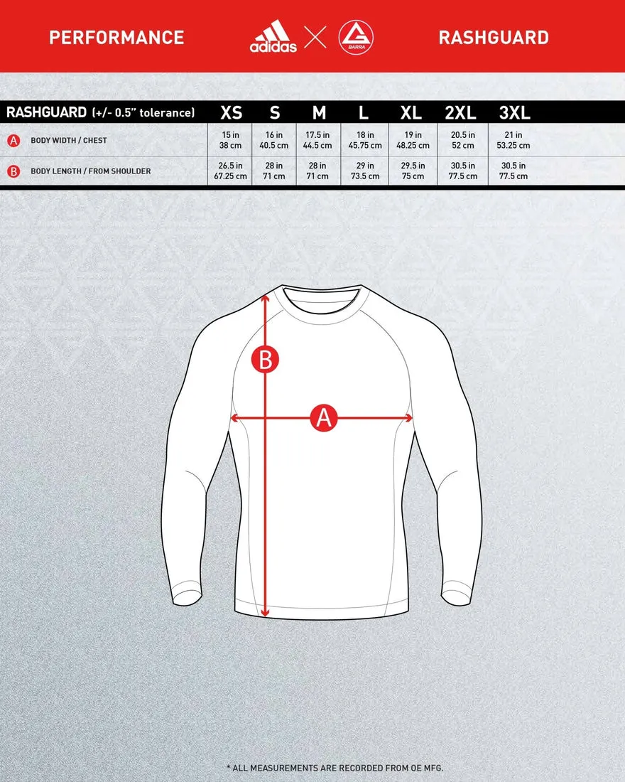 GB Performance S/S Ranked Rashguard by Adidas - Purple