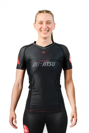 GB Performance S/S Womens Ranked Rashguard by Adidas - Black