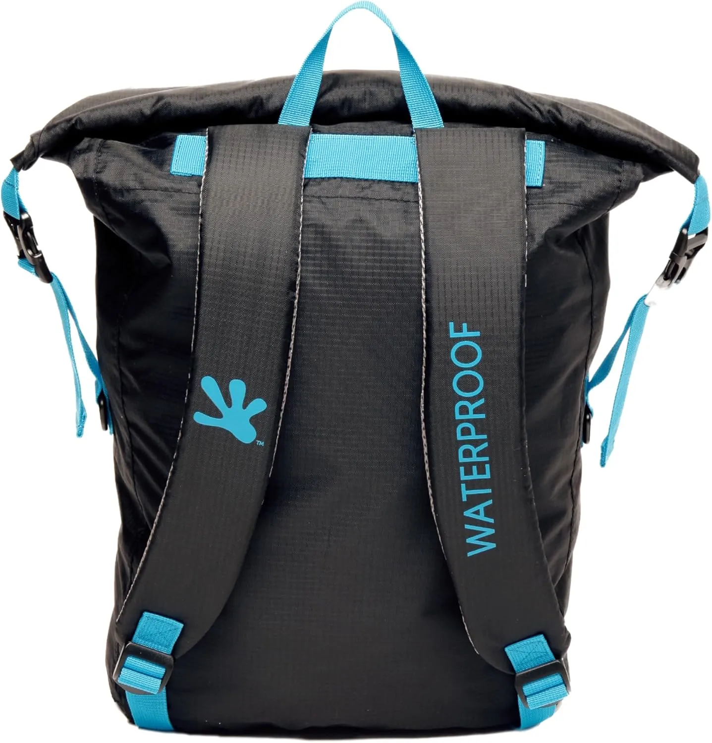geckobrands Lightweight 30L Waterproof Backpack - Lightweight Watertight Outdoor Bag Hiking Traveling Light Water Activities