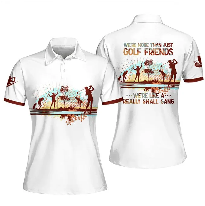 Golf Club Friends Small Gang Sleeveless Polo Shirt Short Sleeve, Women Golf Shirt