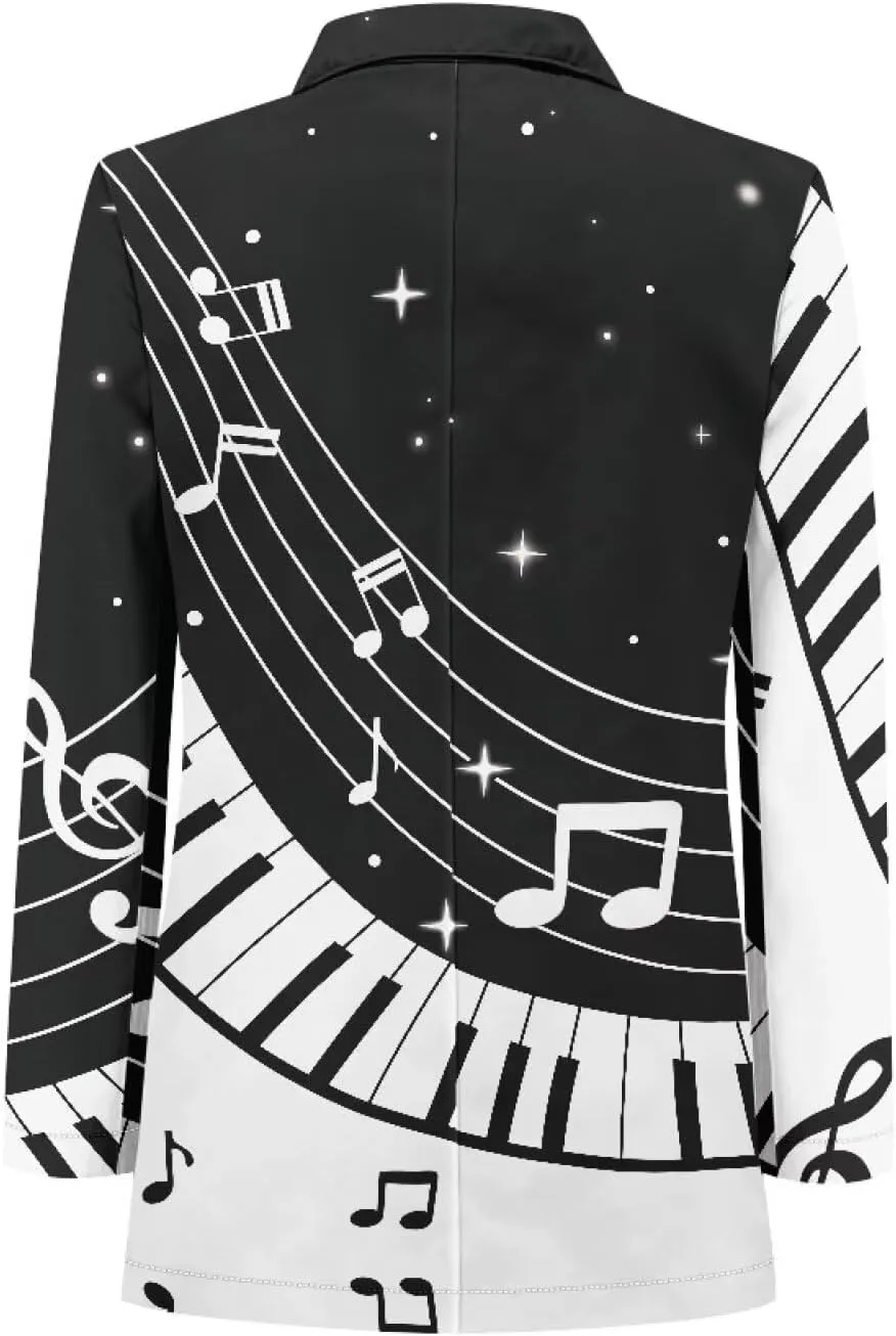 Gomyblomy One Button Formal Dress, Fashion Formal Blazer with Pockets, Casual Sports Jacket for Men
