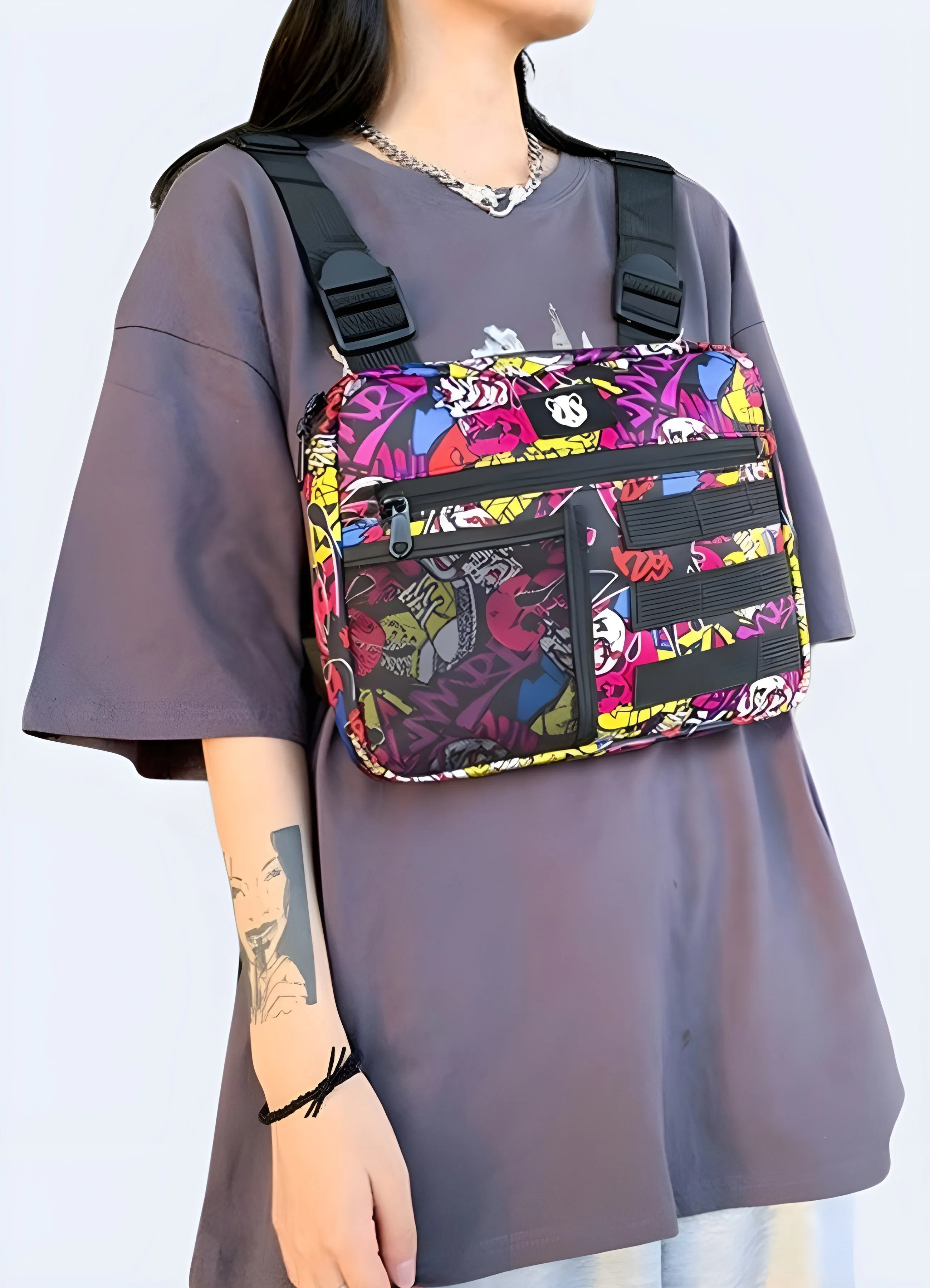 Graffiti Chest Utility Bag