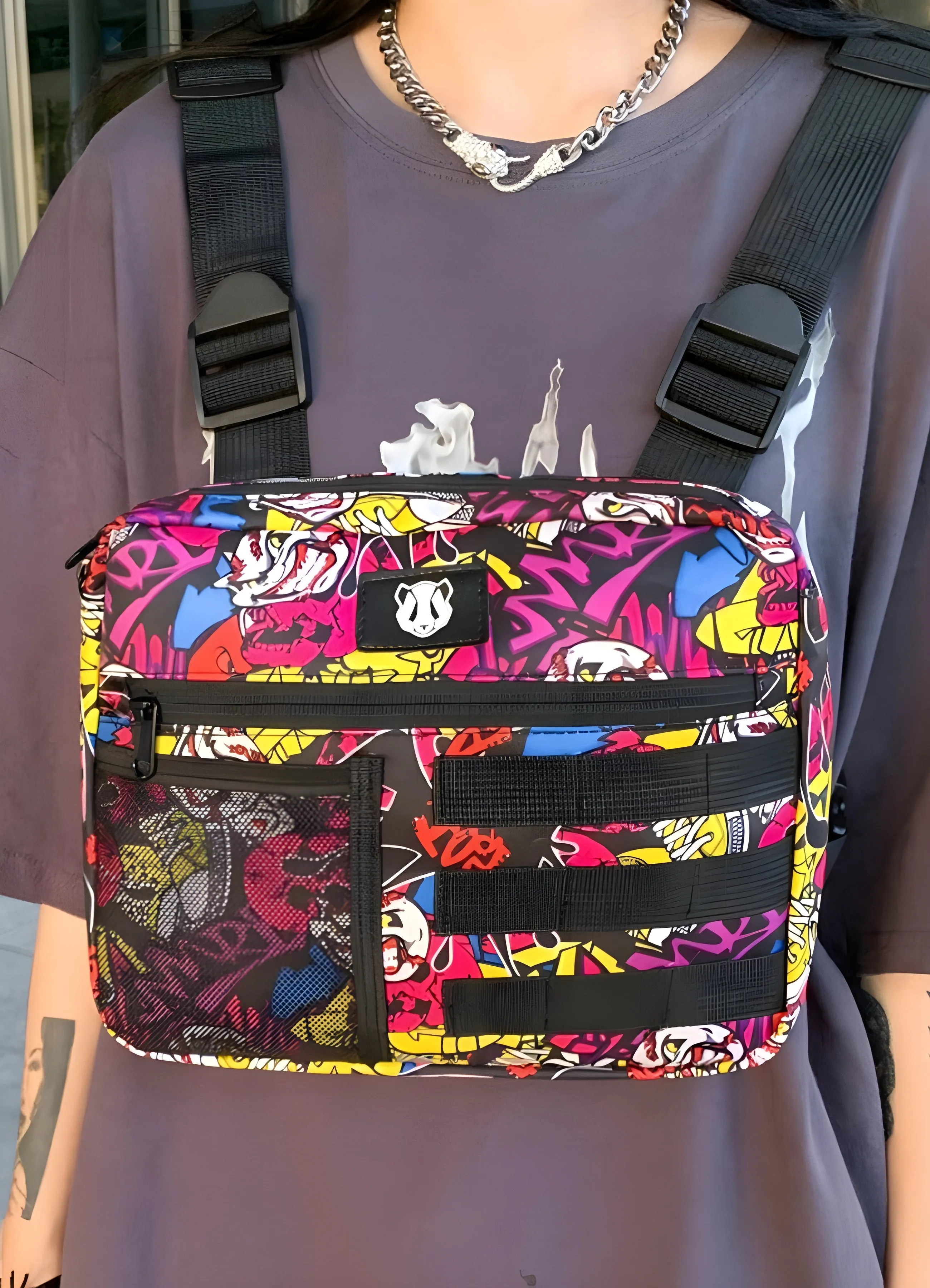 Graffiti Chest Utility Bag
