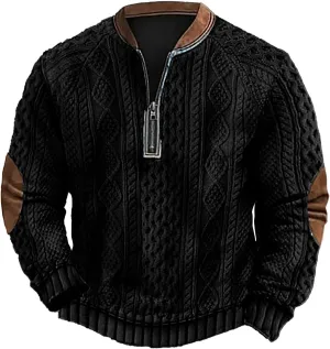 Graphic Hoodies Loose 3D Printed Zipper Long Sleeved Hoodie Mens Pullover Mens Sweatshirt Graphic Men'S