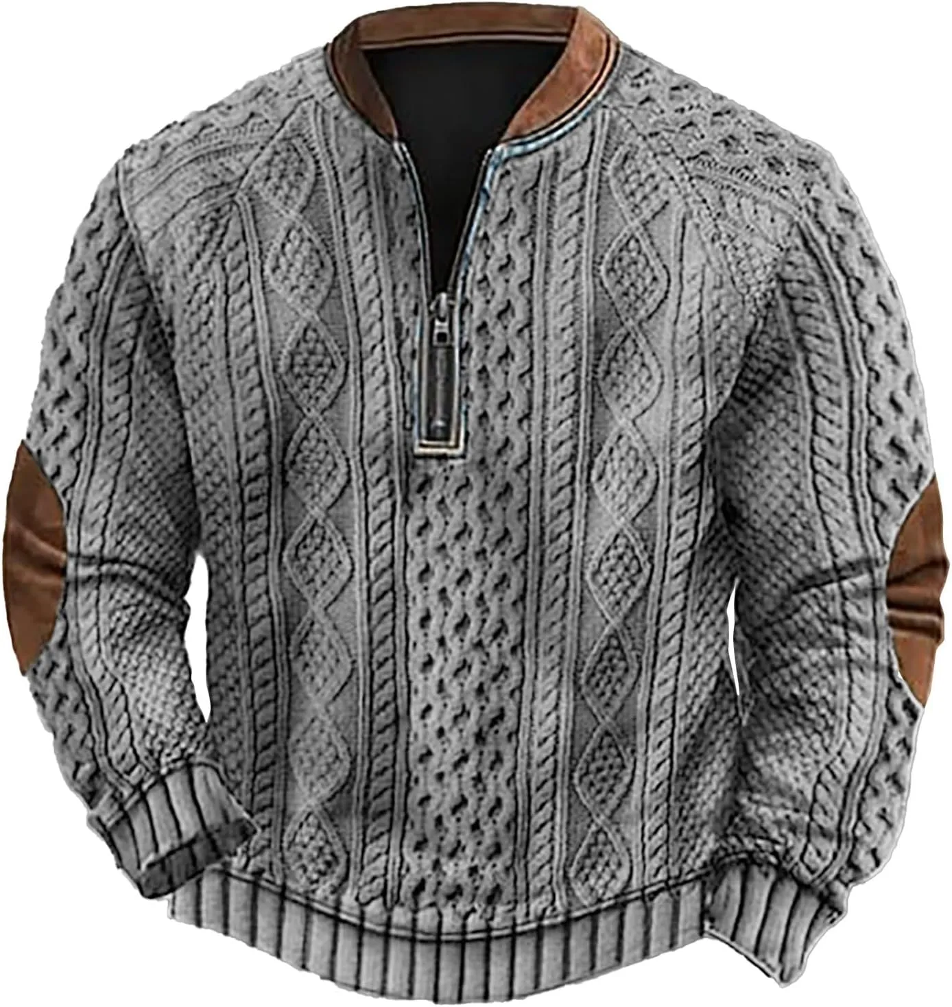 Graphic Hoodies Loose 3D Printed Zipper Long Sleeved Hoodie Mens Pullover Mens Sweatshirt Graphic Men'S
