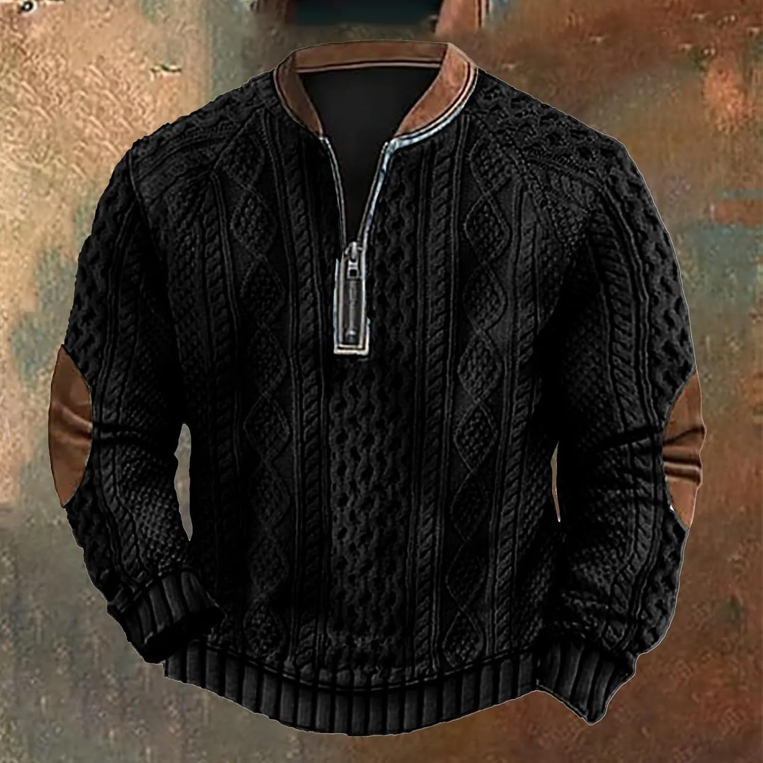 Graphic Hoodies Loose 3D Printed Zipper Long Sleeved Hoodie Mens Pullover Mens Sweatshirt Graphic Men'S