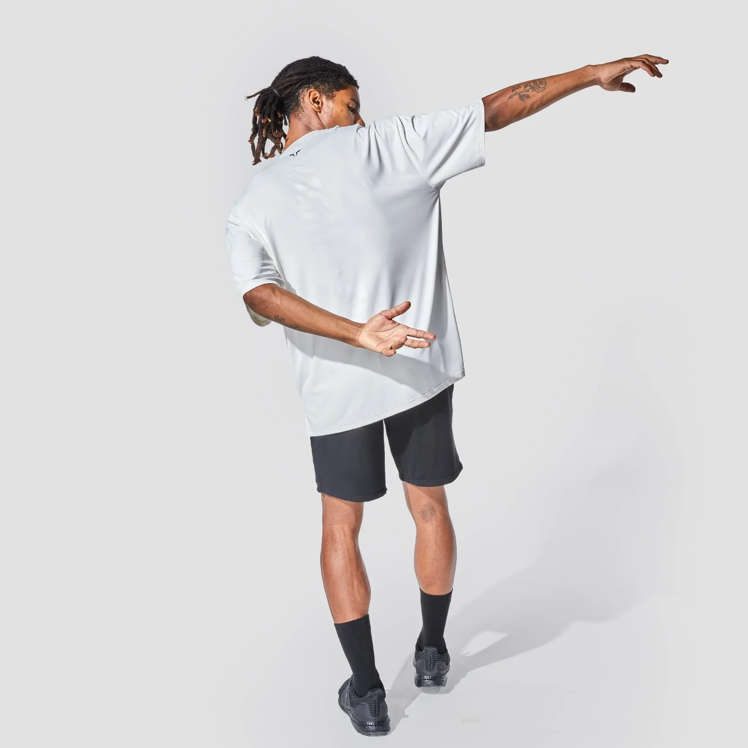 Graphic Wordmark Oversized Tee - Star White