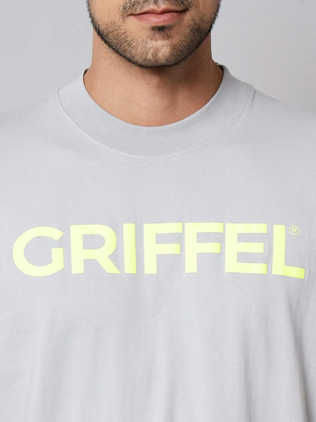 GRIFFEL Men Printed Navy Regular fit T-shirt and Short Set