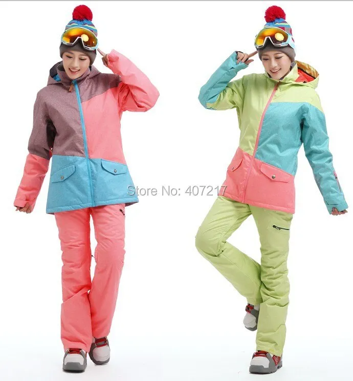 GSOU SNOW Waterproof Ski Snowboard Jacket - Women's
