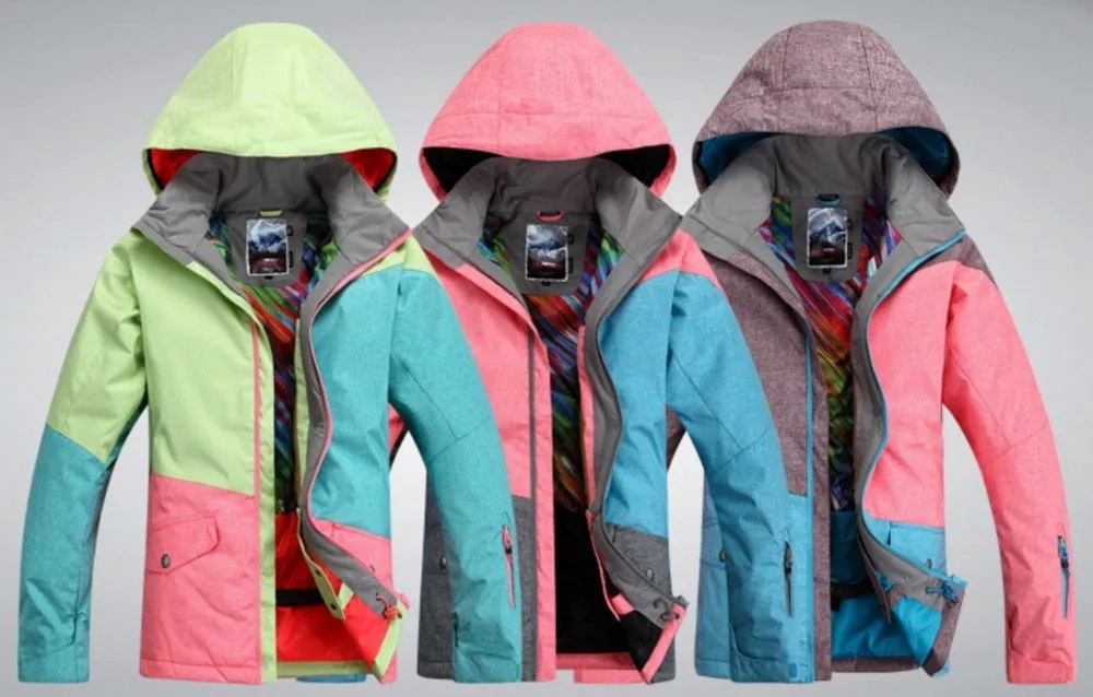 GSOU SNOW Waterproof Ski Snowboard Jacket - Women's