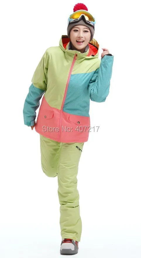 GSOU SNOW Waterproof Ski Snowboard Jacket - Women's