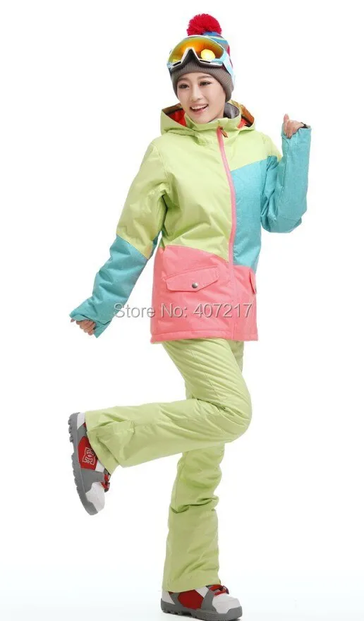 GSOU SNOW Waterproof Ski Snowboard Jacket - Women's