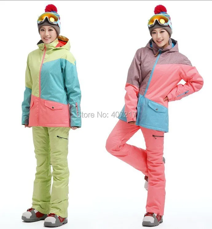 GSOU SNOW Waterproof Ski Snowboard Jacket - Women's